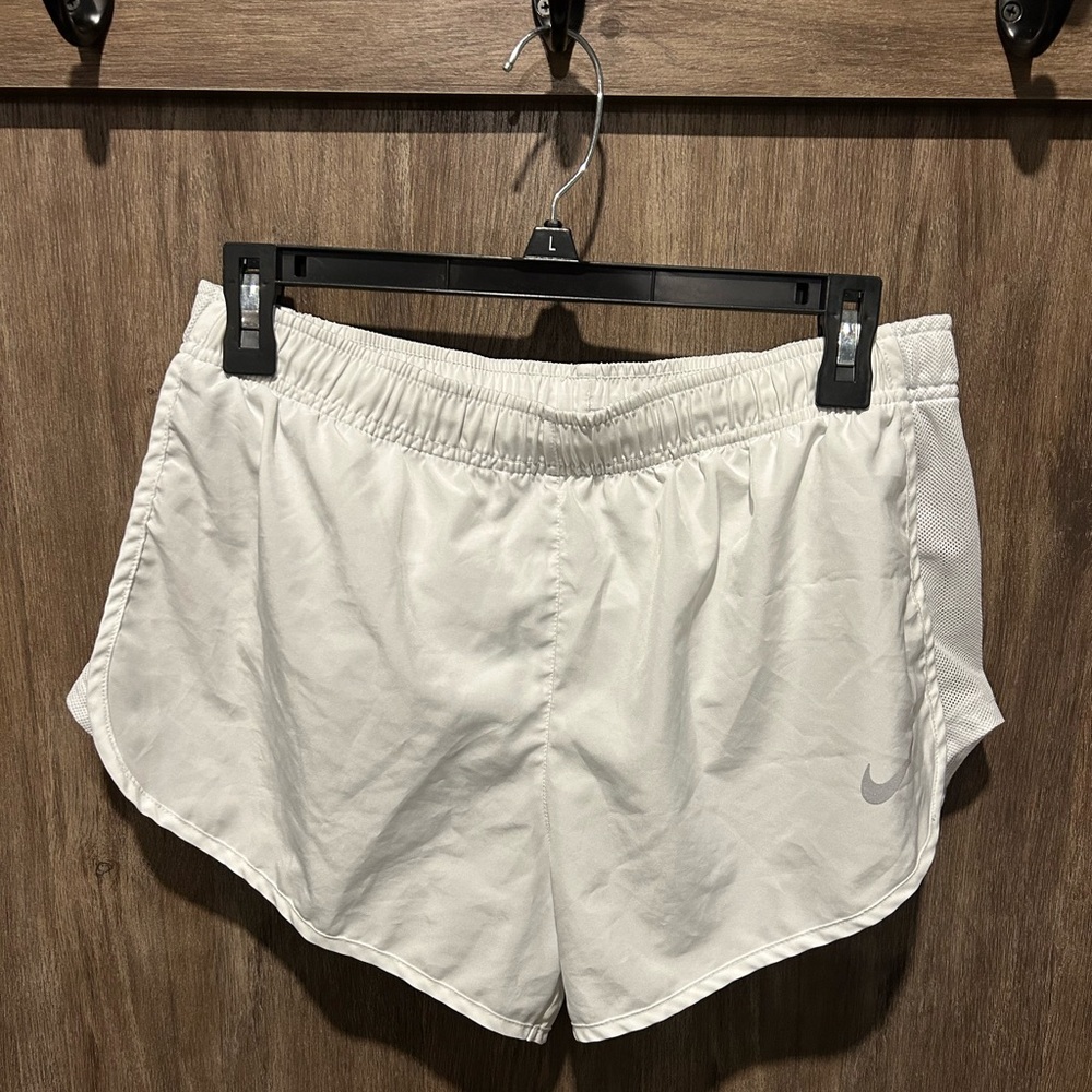 Large White Nike Dry Fit Shorts